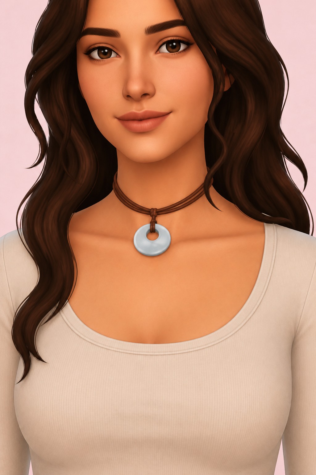 Sage Chocker custom content (CC) for Sims 4 by Simscollectionist