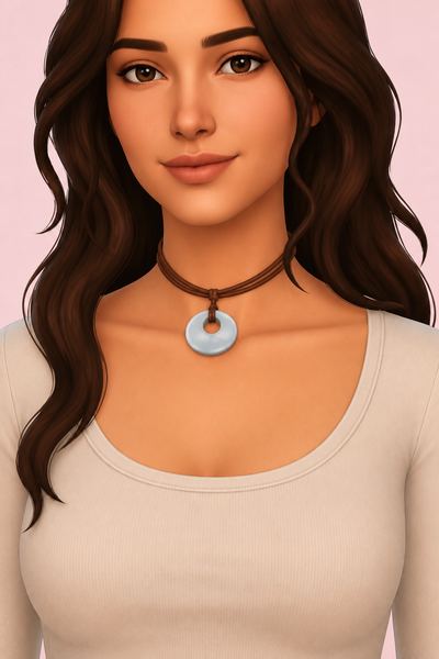 Sage Chocker custom content (CC) for Sims 4 by Simscollectionist