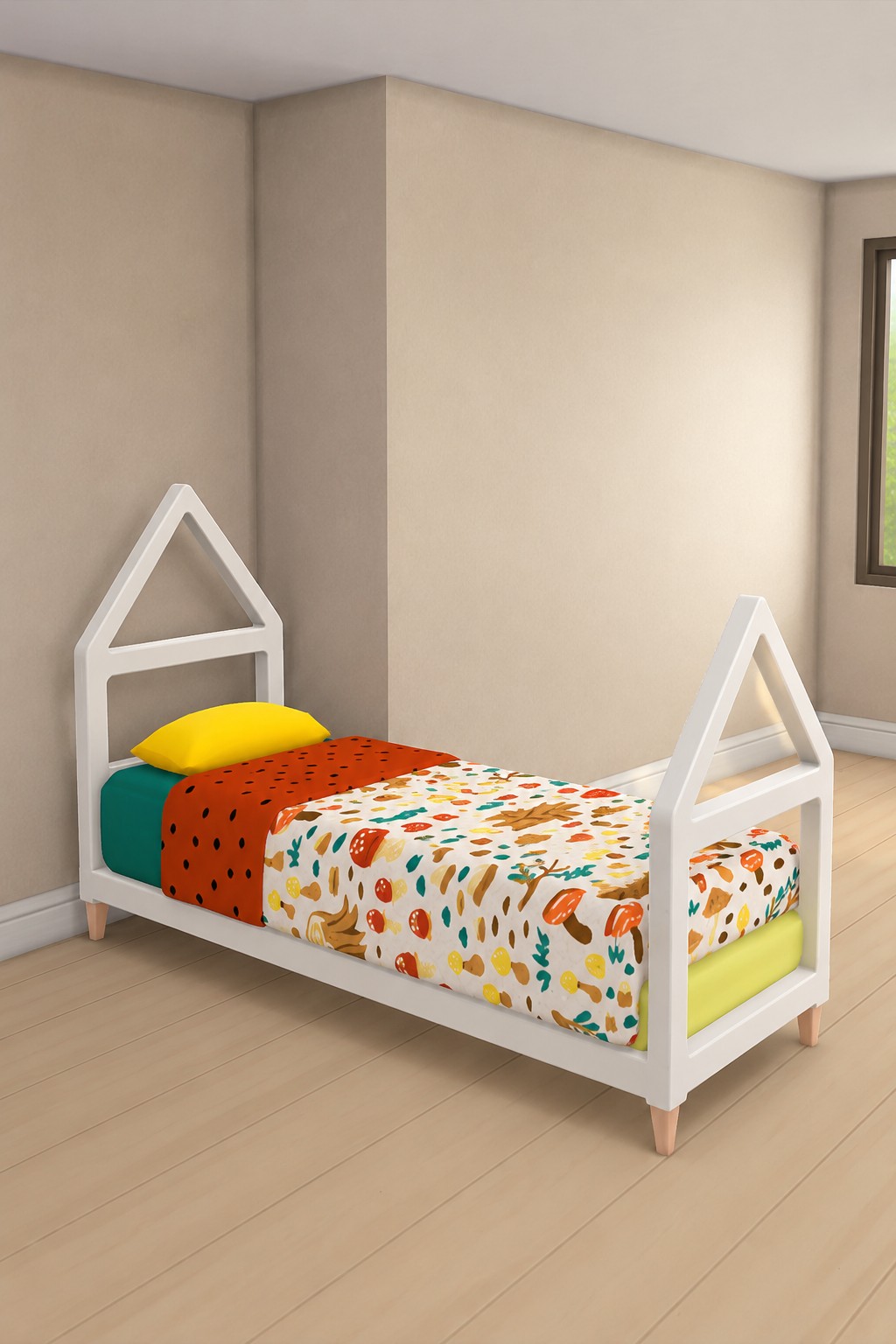 Keller Bedroom custom content (CC) for Sims 4 by leafmotif
