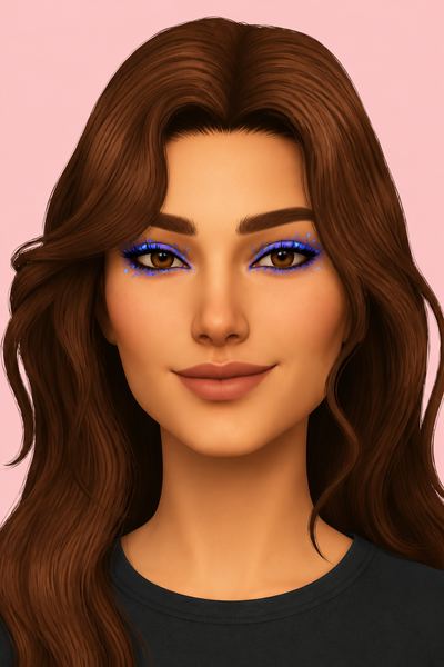 Modena Eyeshadow custom content (CC) for Sims 4 by Livixo