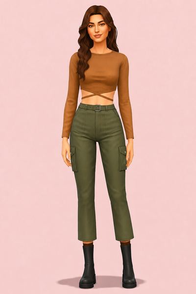 Kaisa Outfit custom content (CC) for Sims 4 by madlen