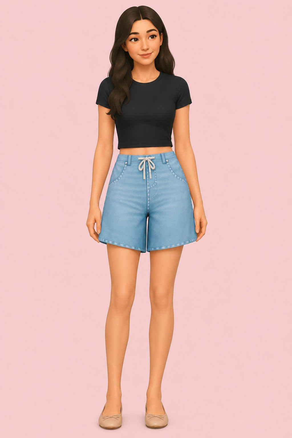 Amaya Short custom content (CC) for Sims 4 by caiocc