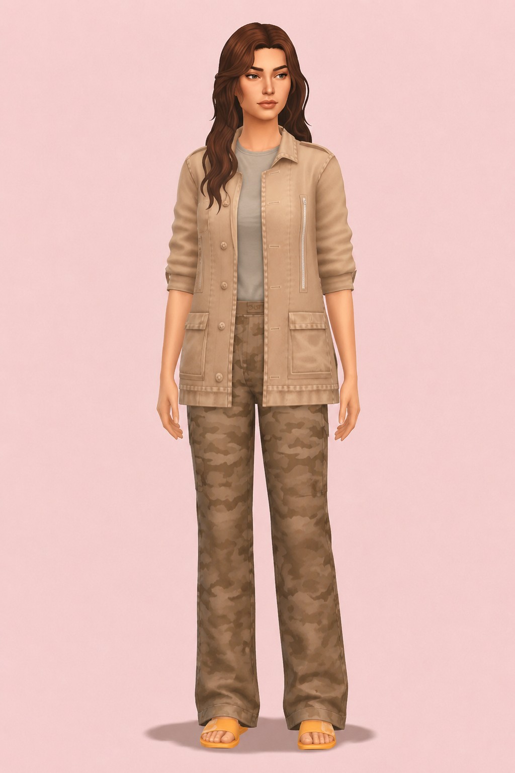Yara Parka custom content (CC) for Sims 4 by caiocc