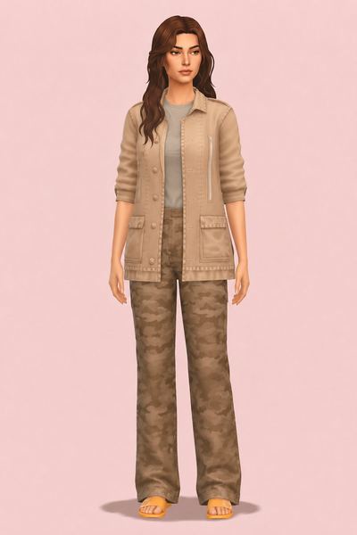 Yara Parka custom content (CC) for Sims 4 by caiocc