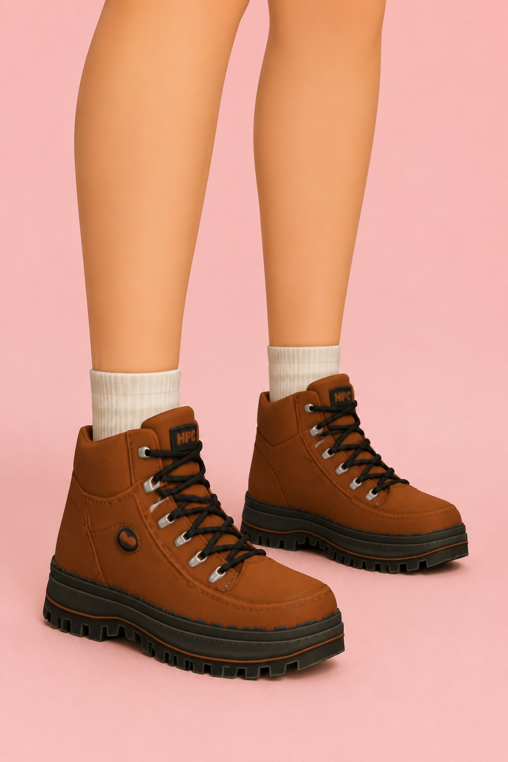 Botas de senderismo custom content (CC) for Sims 4 by caiocc