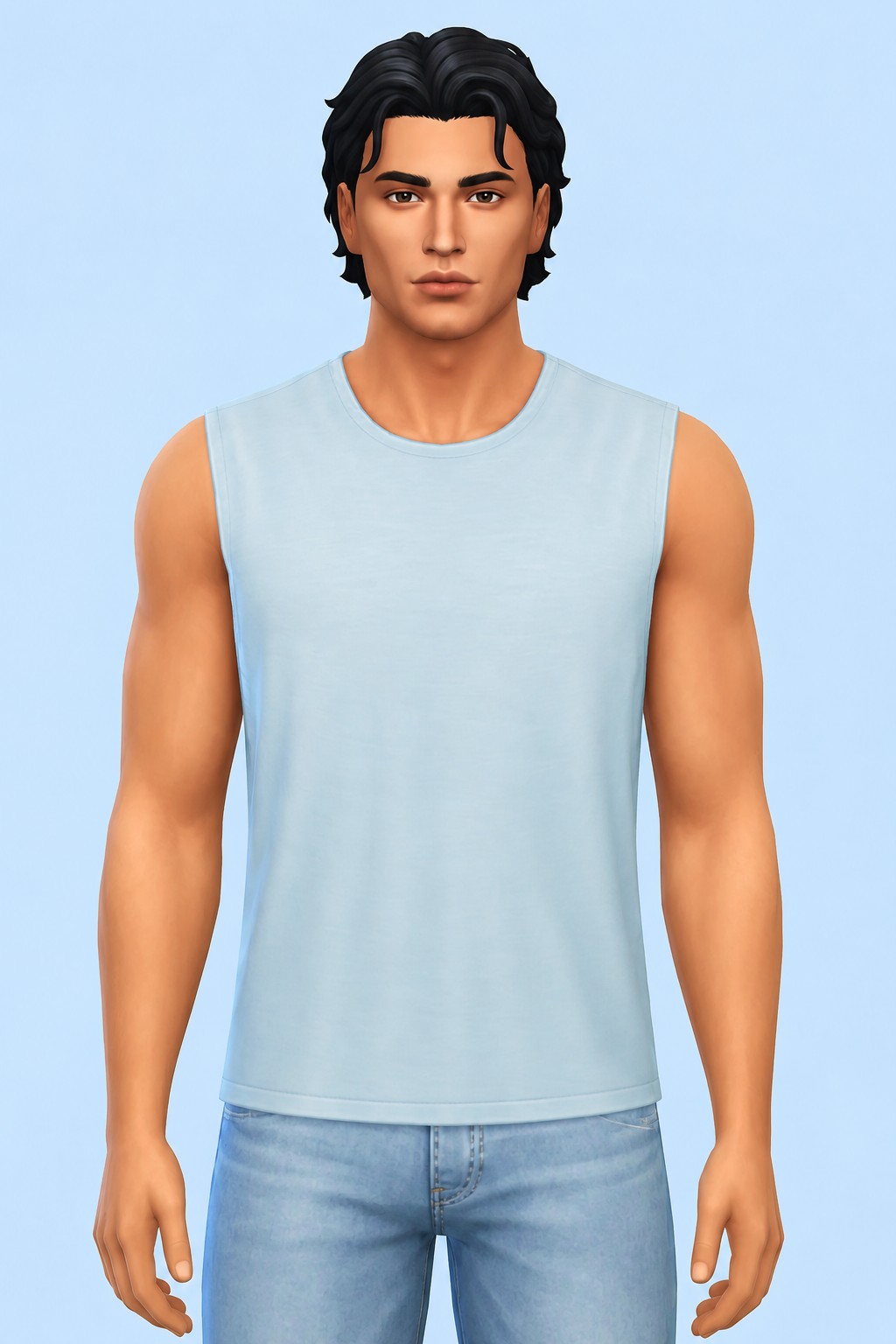 Renan Top custom content (CC) for Sims 4 by caiocc