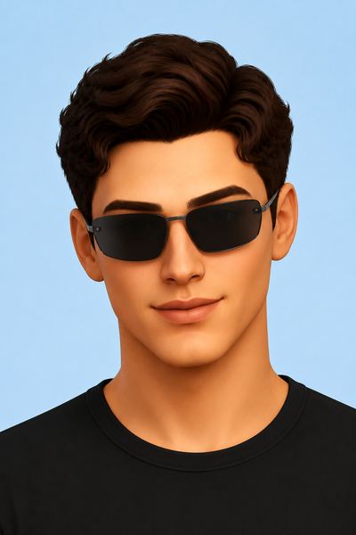 Phantom Sunglasses custom content (CC) for Sims 4 by cazhan