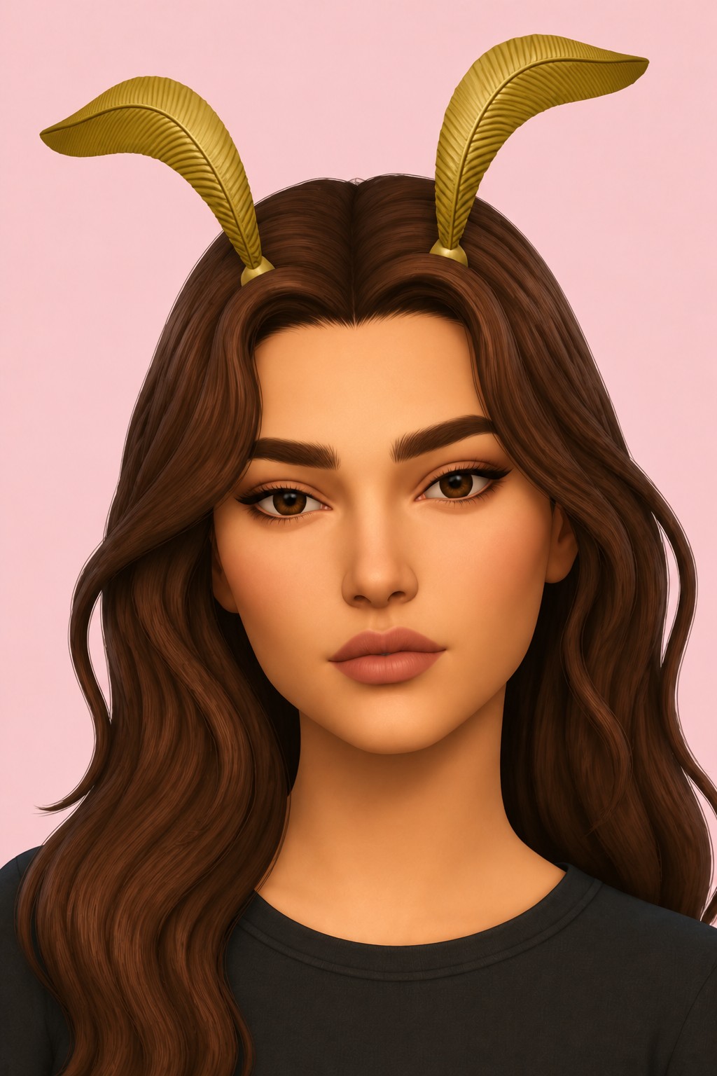 Night Queen Antennae custom content (CC) for Sims 4 by madlen