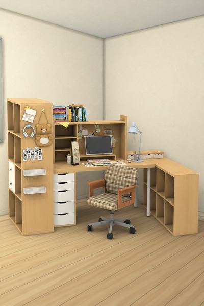 Pata Pata Desk custom content (CC) for Sims 4 by PANLILI