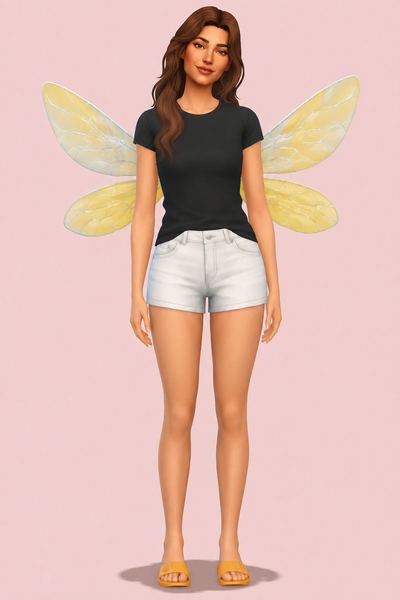 Bumblebee Wings custom content (CC) for Sims 4 by marsmerizingsims