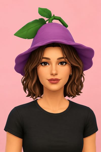 Tara Flower Hat custom content (CC) for Sims 4 by marsmerizingsims