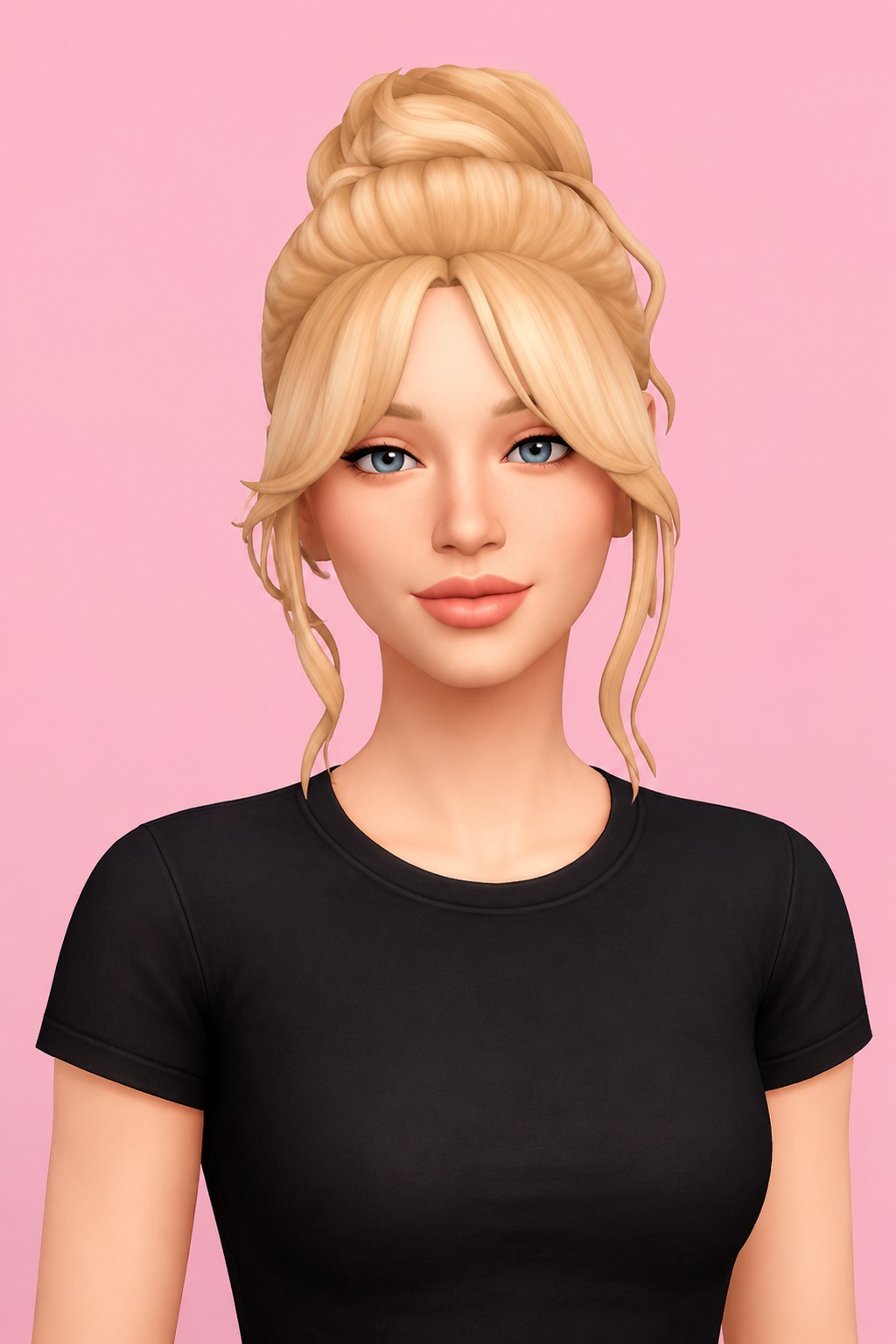 Dulce Hair custom content (CC) for Sims 4 by arethabee