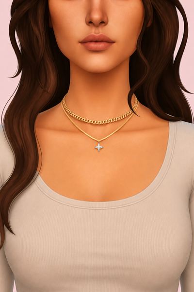 Honey Necklace custom content (CC) for Sims 4 by arethabee