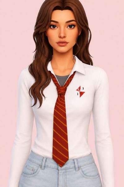 REBELDE FEMALE SHIRT03 custom content (CC) for Sims 4 by marsmerizingsims