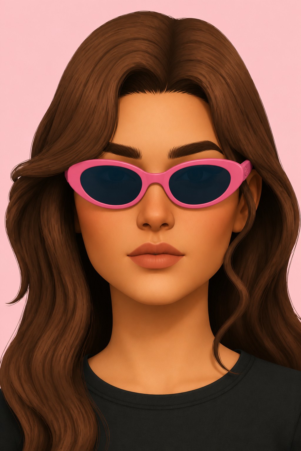 Moana Sunglass custom content (CC) for Sims 4 by caiocc