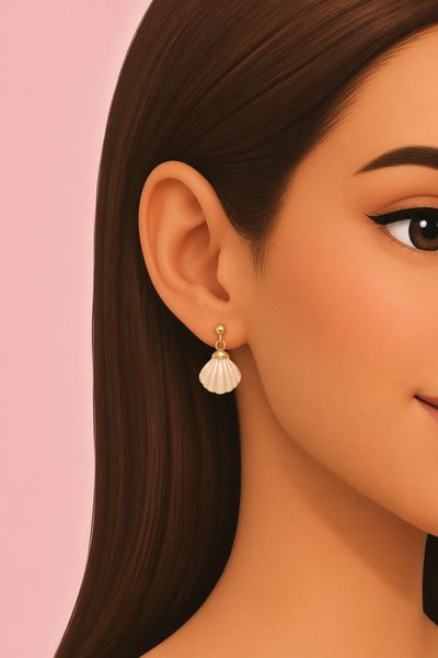 Nami Shell Earrring custom content (CC) for Sims 4 by caiocc