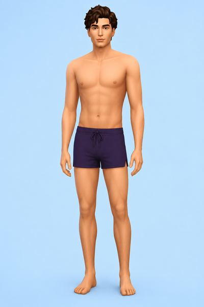Dylan Swim Trunk custom content (CC) for Sims 4 by caiocc