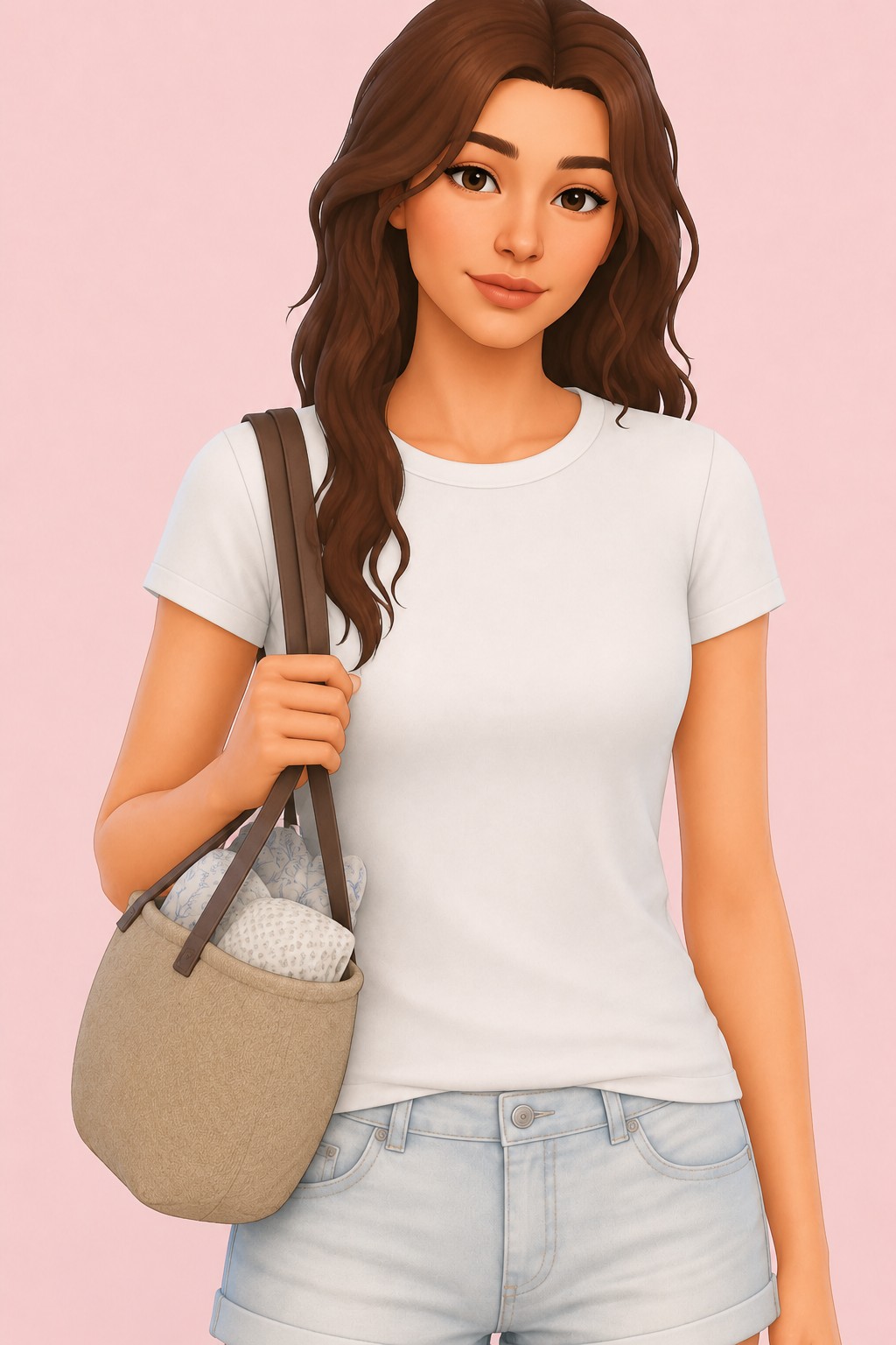 Bolsa de la compra custom content (CC) for Sims 4 by mechtasims