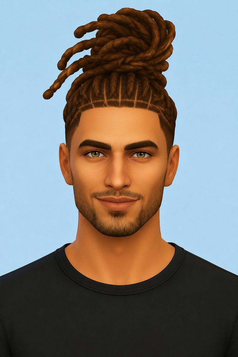 Vadell Locs Updo