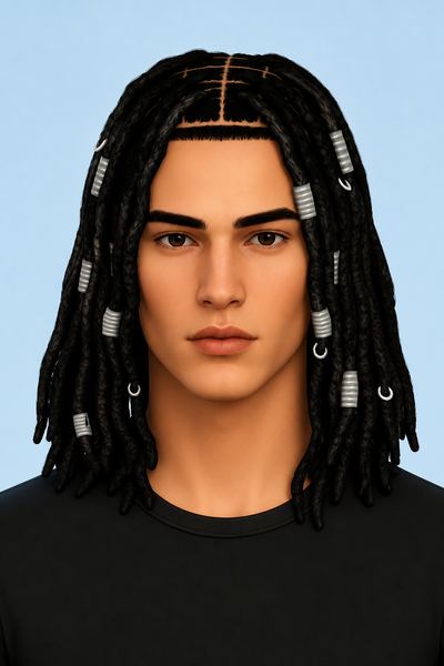 Hairline 2 custom content (CC) for Sims 4 by u87289719