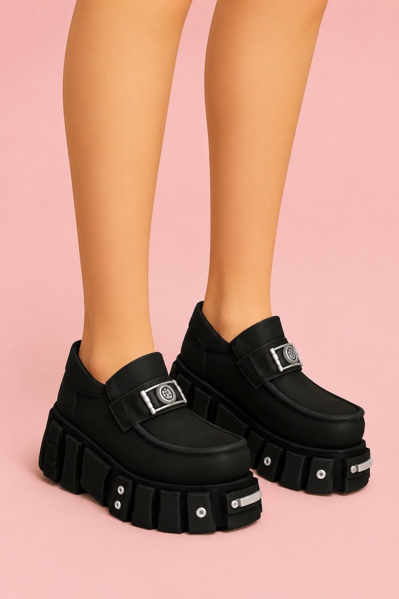 Platform Metallic Shoes