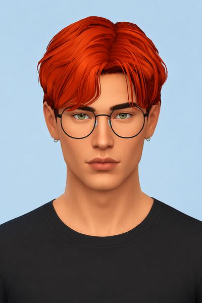 ABELL HAIR custom content (CC) for Sims 4 by JNYSim