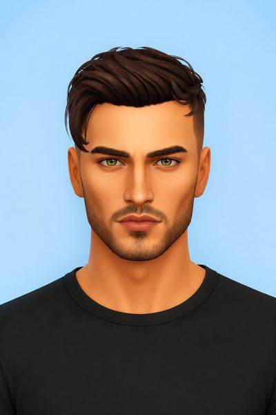 Balance Hair NOW PUBLIC custom content (CC) for Sims 4 by sonyasims