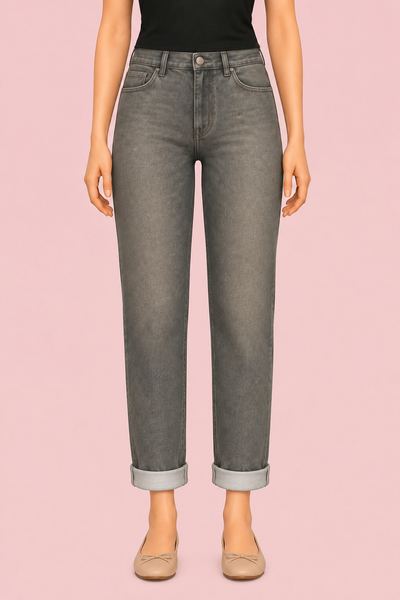 Cuffed Jeans custom content (CC) for Sims 4 by LIJOUE