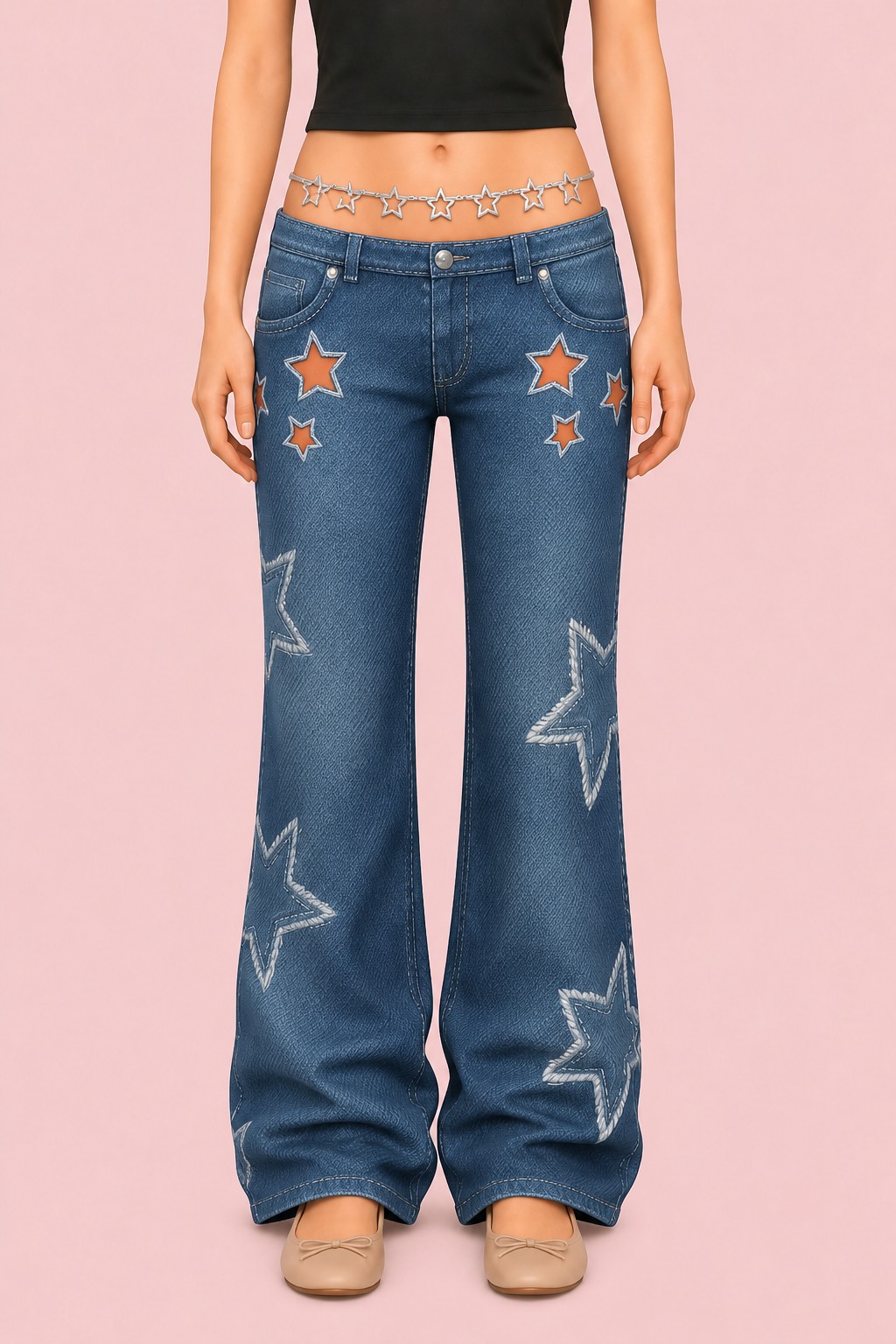 Superstar Jeans & Waist Chain Belts custom content (CC) for Sims 4 by trillyke