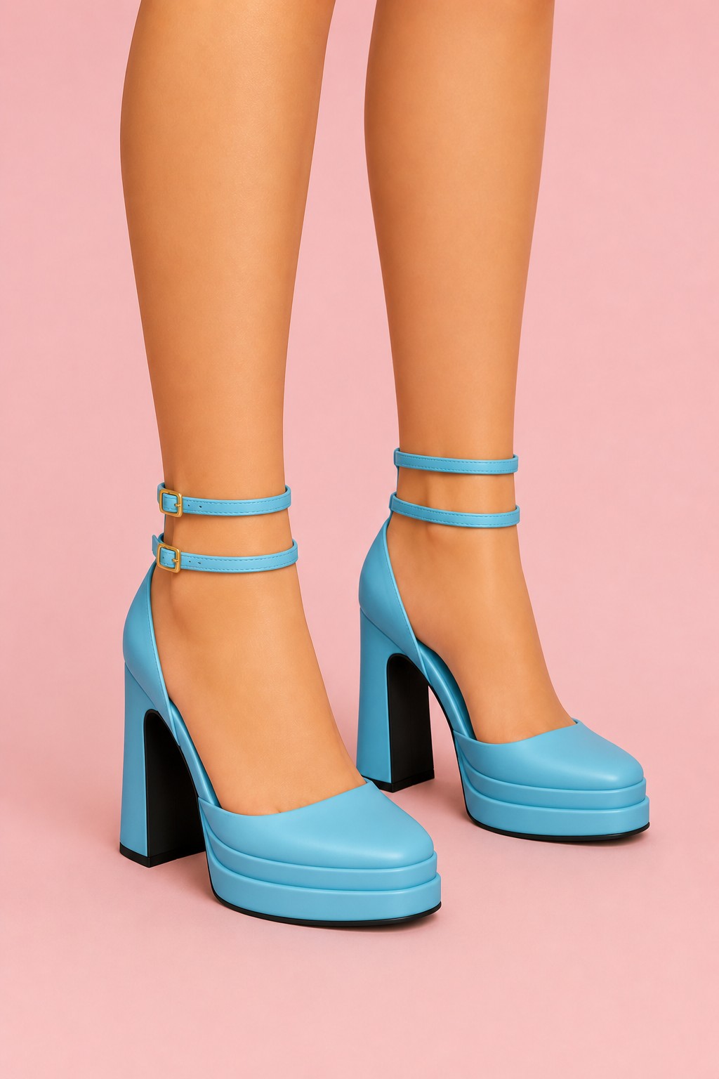 Ankle Strap Platform Pumps 01 custom content (CC) for Sims 4 by jiussims