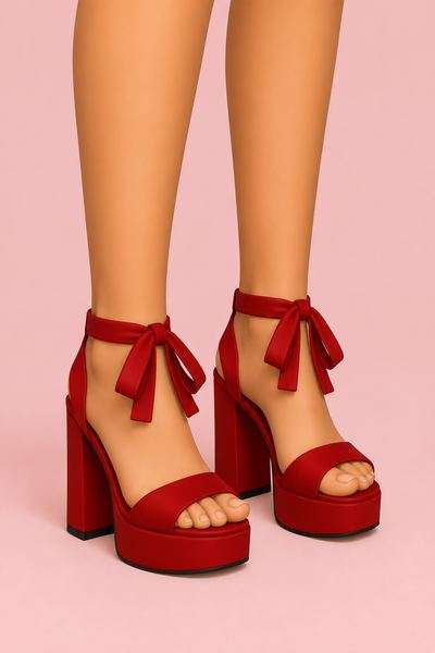 Open Toe Platform Pumps 01 custom content (CC) for Sims 4 by jiussims