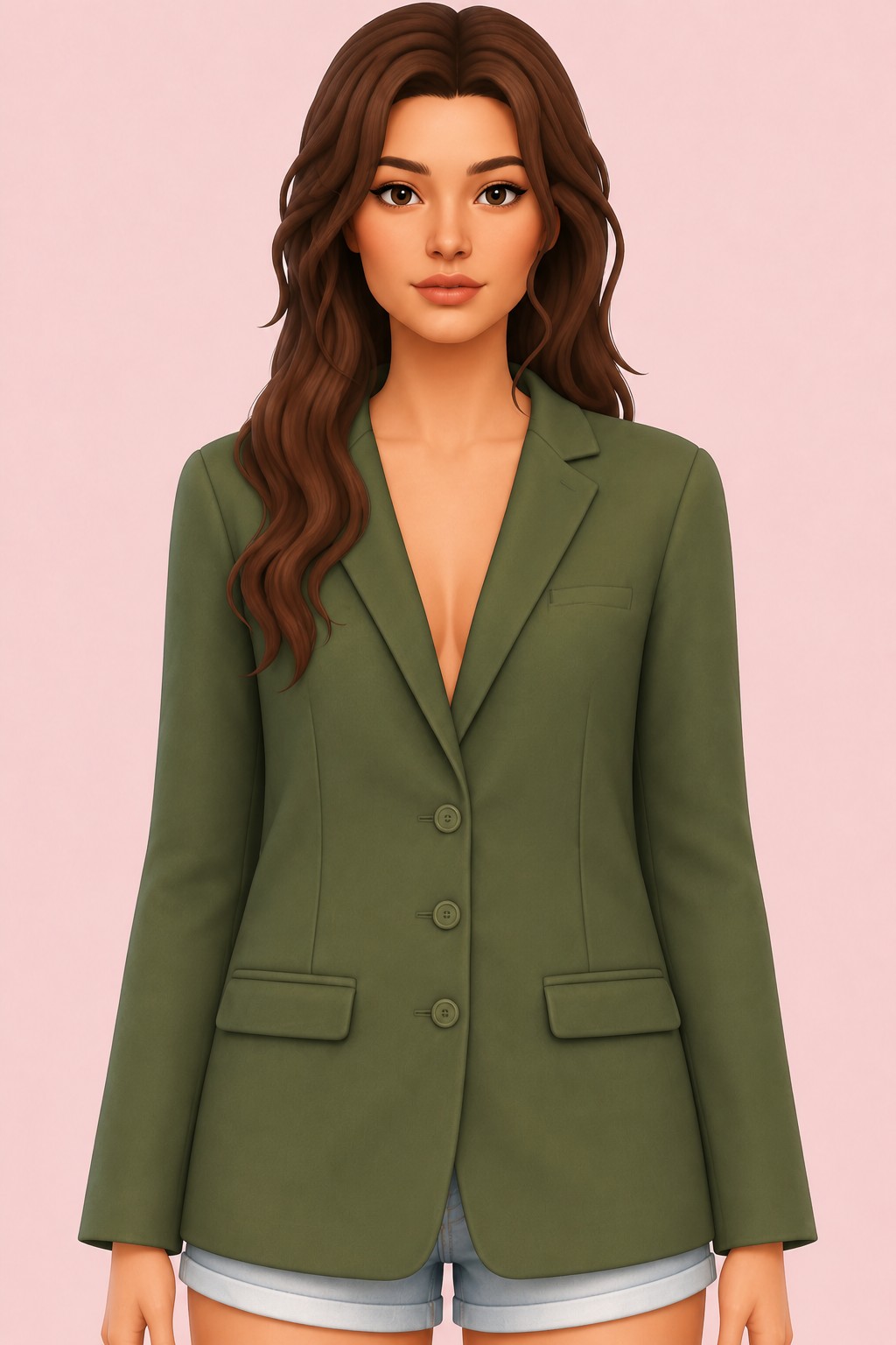 Ari Jacket custom content (CC) for Sims 4 by serenitycc
