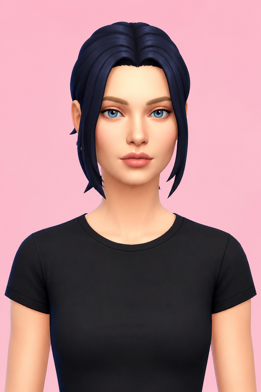 Gia Hair custom content (CC) for Sims 4 by serenitycc