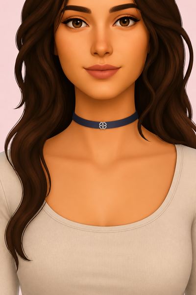 Maiden Choker custom content (CC) for Sims 4 by serenitycc