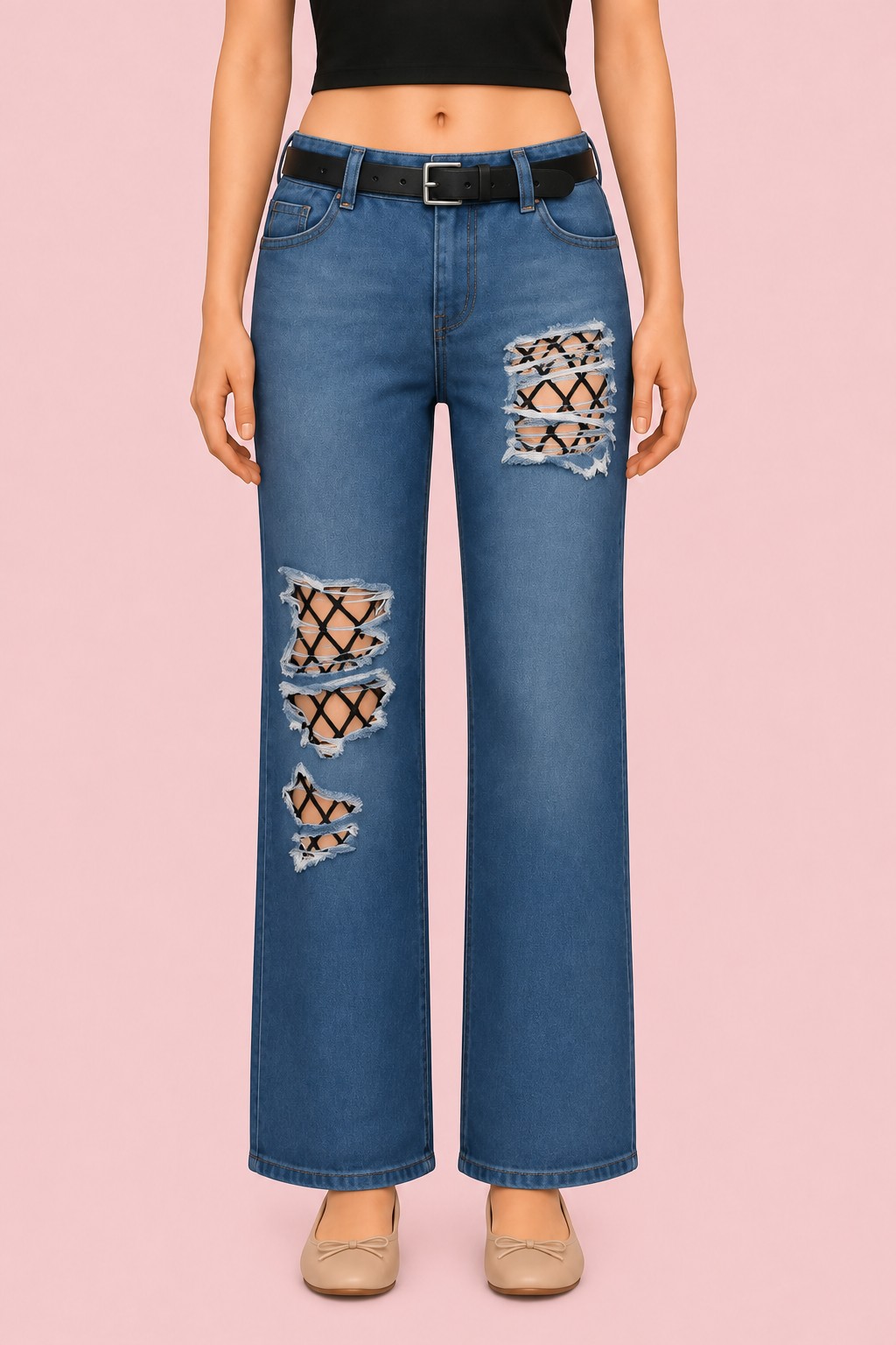 Ashley Jeans custom content (CC) for Sims 4 by huien