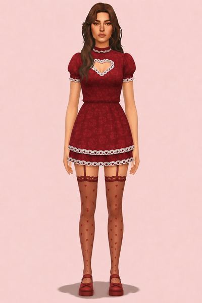 Lovebird Dress & Tights