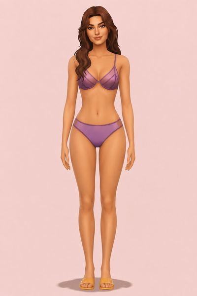 Sweet Dreams Lingerie Collection custom content (CC) for Sims 4 by TwistedCat