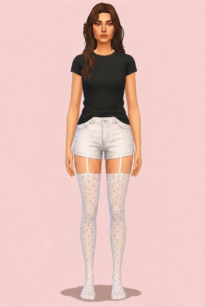 Pamela Socks custom content (CC) for Sims 4 by caiocc