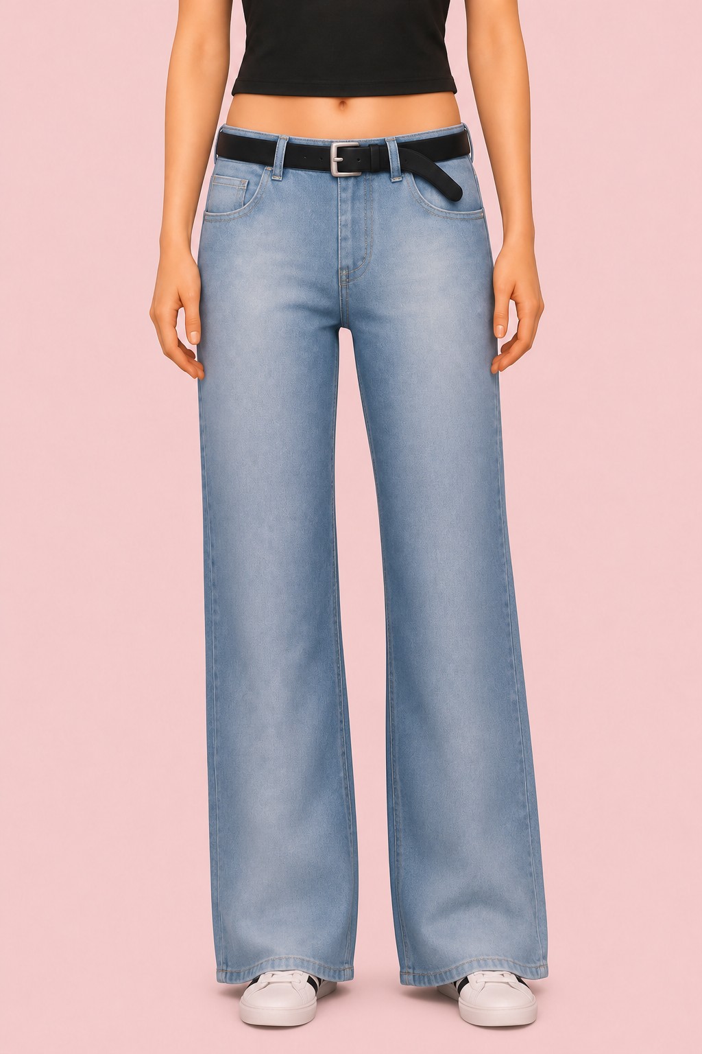 Bella Jeans Pants custom content (CC) for Sims 4 by caiocc