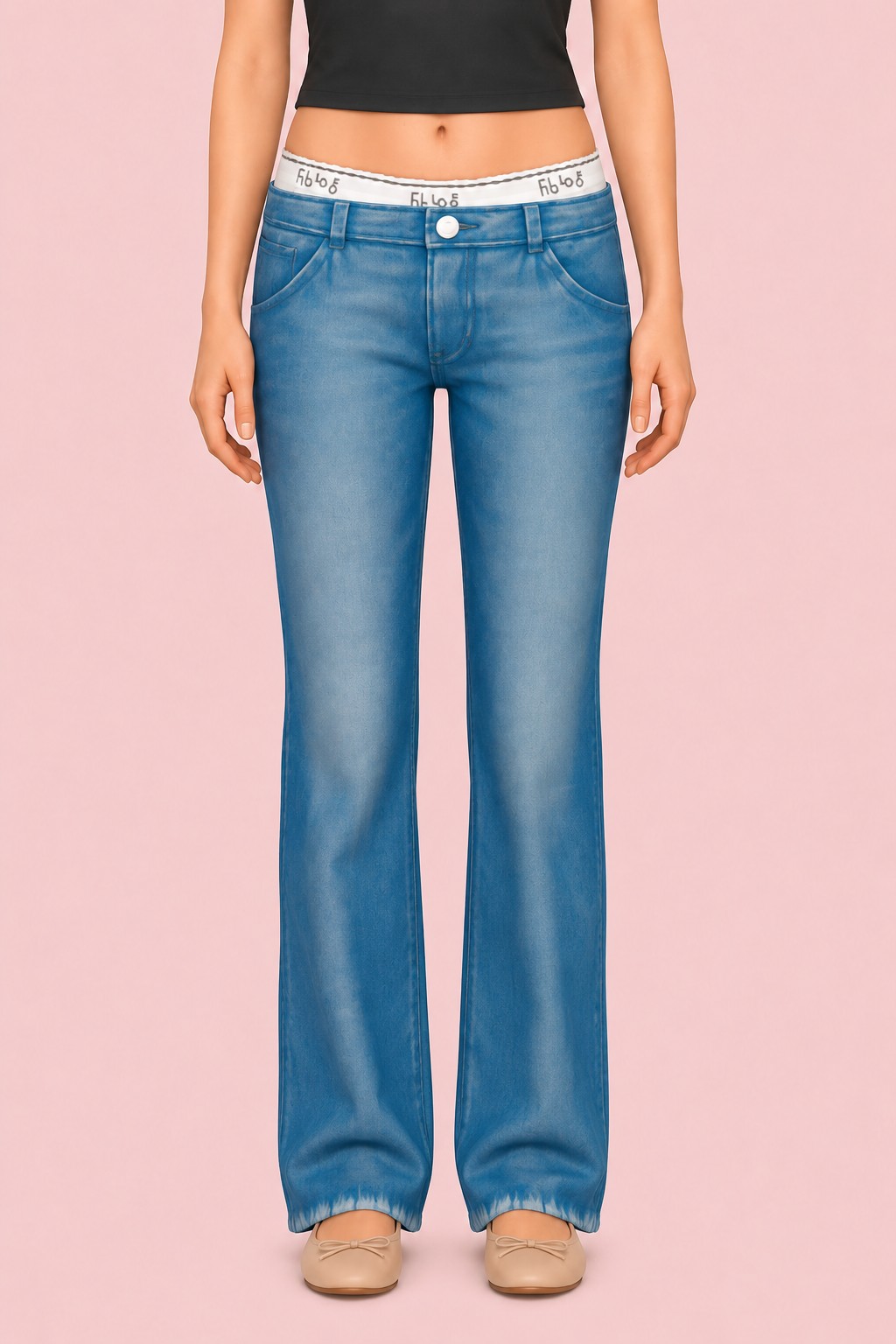 Pantalon ample custom content (CC) for Sims 4 by caiocc
