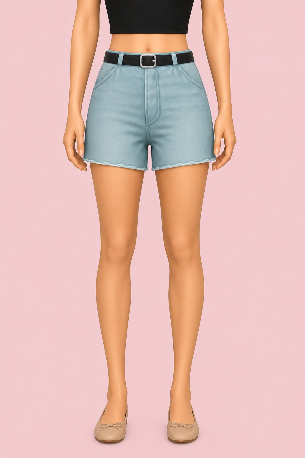 Explorer Shorts custom content (CC) for Sims 4 by serenitycc