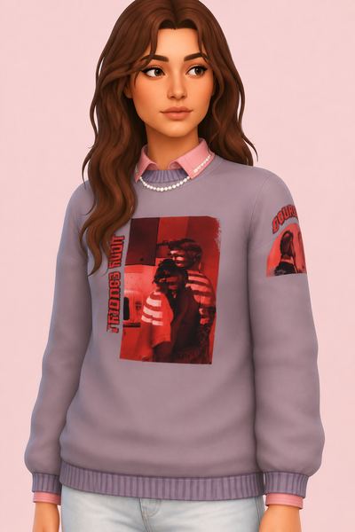 Journey Sweater custom content (CC) for Sims 4 by serenitycc