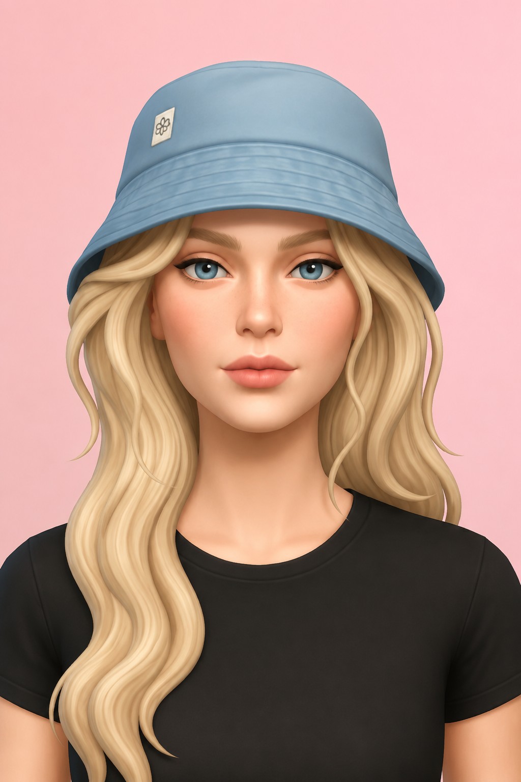 Sombrero de pescador custom content (CC) for Sims 4 by serenitycc