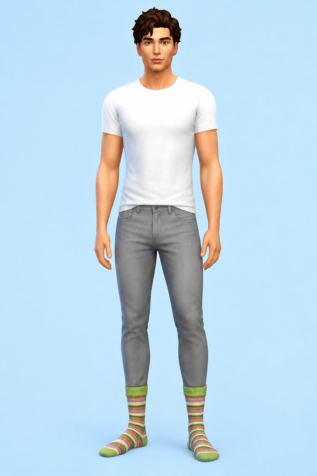 Calcetines Comfy custom content (CC) for Sims 4 by serenitycc