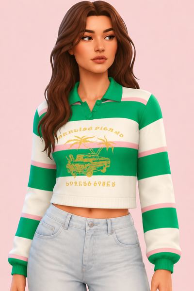 Naomi Sweatshirt custom content (CC) for Sims 4 by caiocc