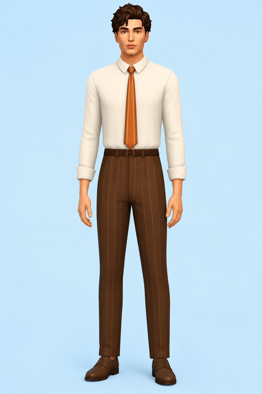 Almond Cookie Outfit custom content (CC) for Sims 4 by HappyLifeSims