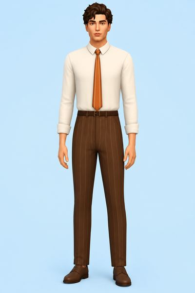 Almond Cookie Outfit custom content (CC) for Sims 4 by HappyLifeSims