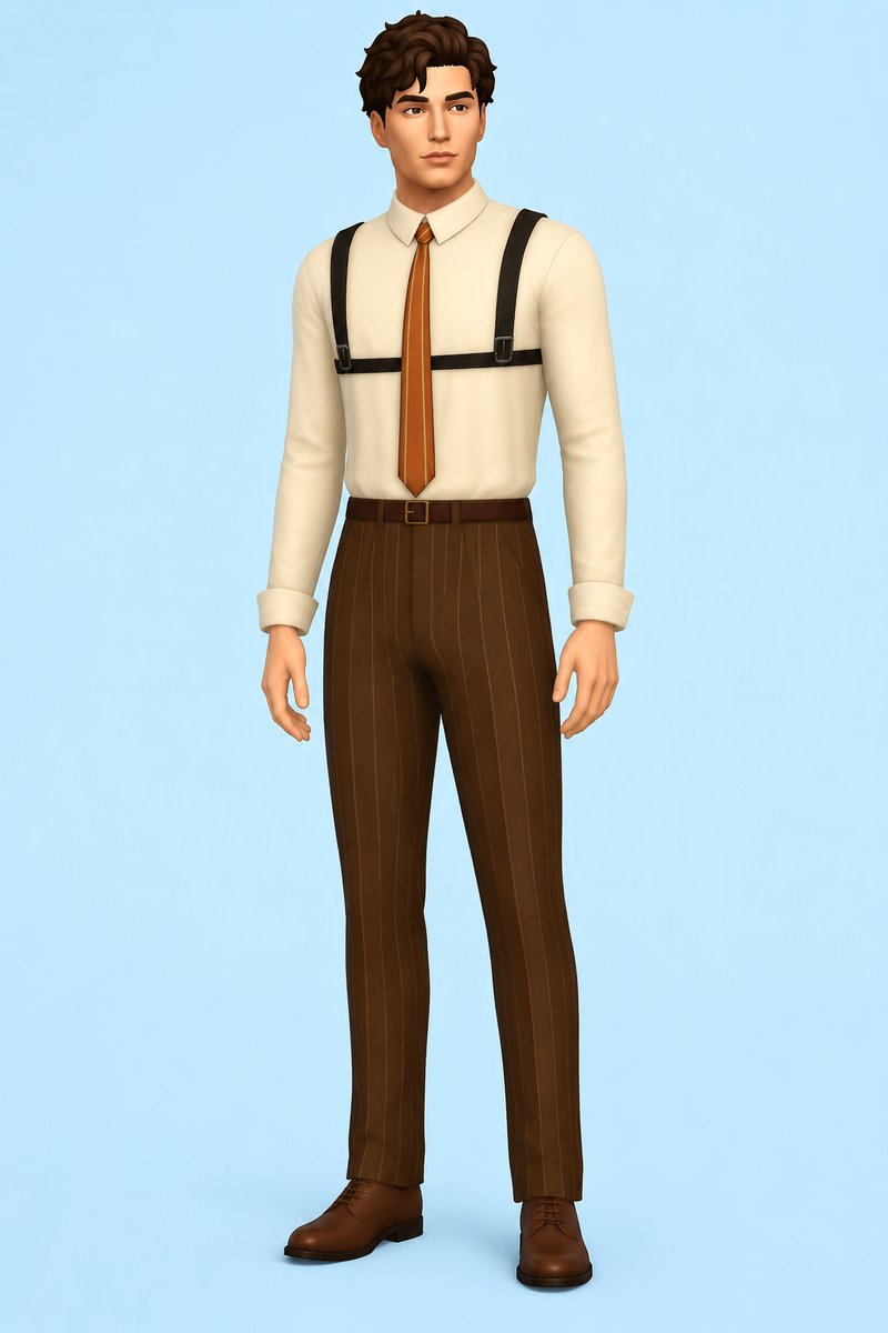 Almond Cookie Outfit (with Harness)