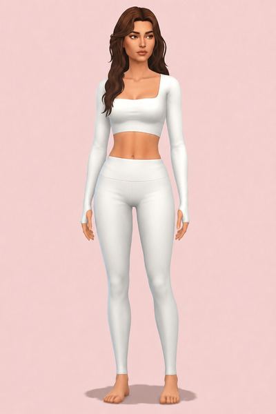 Athletic Outfit custom content (CC) for Sims 4 by caiocc