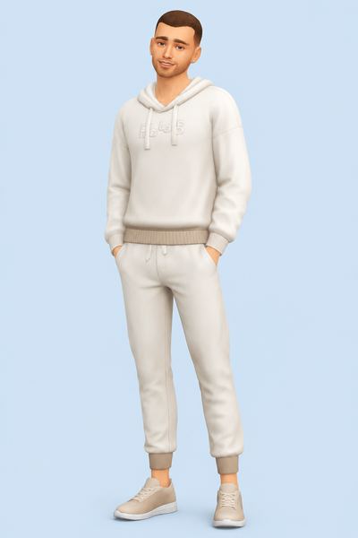 Athletic Sweatpants custom content (CC) for Sims 4 by caiocc